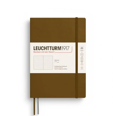 Imagen de LEUCHTTURM1917 372211 Cuaderno (A5), tapa blanda, 123 páginas numeradas, color marrón