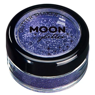Imagen de Agitadores de Brillo Fino por Moon Glitter 100% Cosmético para la Cara, Cuerpo, Uñas, Cabello y Labios 5g Lavanda