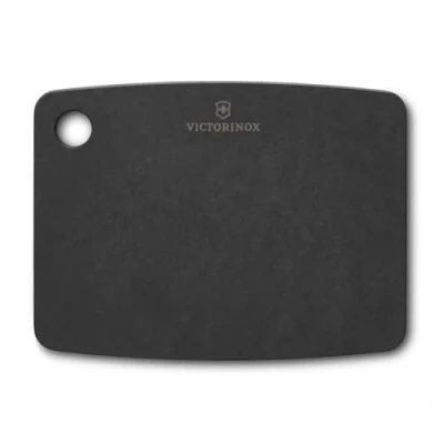 Imagen de Victorinox Tabla de Cortar para Cocina, Material Natural, Compuesto Papel, Carne, Pan, Queso, Apto lavavajillas, XS (20.3 x 15.2 0.6) Negro