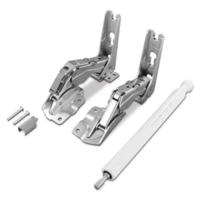 Imagen de DL pro Kit de reparación amortiguador puerta + bisagra superior inferior para Liebherr 9590166