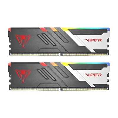 Imagen de Memoria Patriot Viper Venom RGB DDR5 de 32 GB (2 x 16 GB) a 7200 MHz UDIMM para Juegos Escritorio Kit PVVR532G720C34K