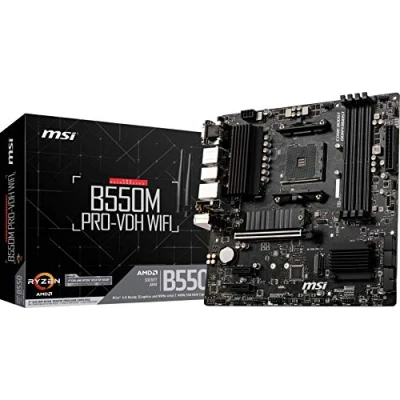 Imagen de MSI Placa Base AM4 B550M Pro VDH WiFi