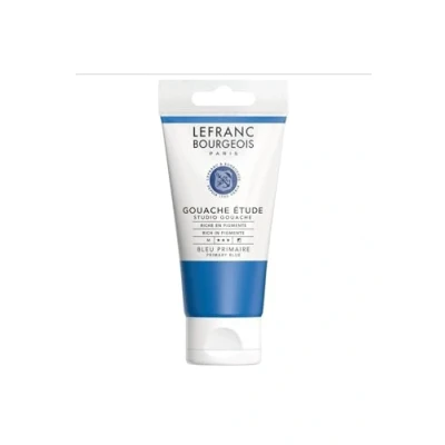 Imagen de Lefranc Bourgeois Gouache Tubo de estudio (80 ml), color azul