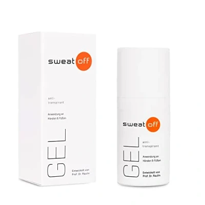 Imagen de Sweat Off gel antitranspirante, 30 ml, contra el sudor de las manos y los olores, antitranspirante para pies