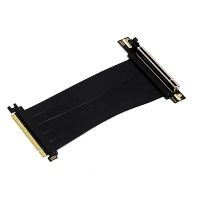 Imagen de ABYSM Gaming Cable de Extensión Riser PCIe 4.0 x16 Flexible Negro
