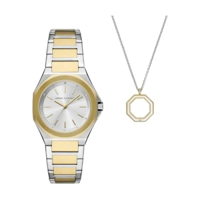 Imagen de Armani Exchange Mujeres Reloj Multicolor AX7161SET