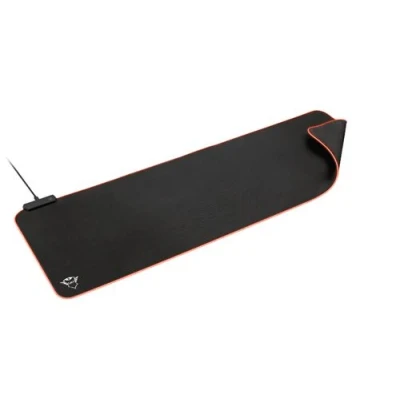 Imagen de Alfombrilla gaming Trust GXT 764 Glide Flex XXL, Iluminación RGB, Negro