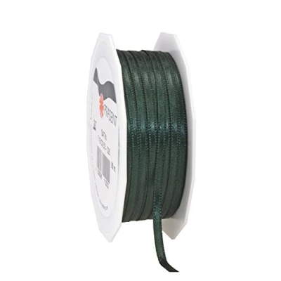 Imagen de Präsent Verde Pino, 55 Yardas para Envolver, 0.12 Pulgadas de Ancho, Decorar y Manualidades, Cinta Decorativa Regalos, Cada ocasión, Poliéster, Pistacho, 3mm 50m, 50