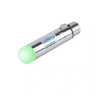 Imagen de CHINLY 2.4G ISM DMX512 Receptor XLR Hembra Inalámbrico con Antena para Cabezas Móviles Luz de Escenario