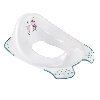 Imagen de keeeper Adaptador para inodoro Peppa Pig, De 18 meses a 4 años aprox, Antideslizante, Ewa, Blanco Nordic
