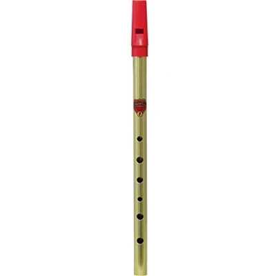 Imagen de Flageolet F Brass 6586 Generation FBF Flauta tin whistle (fa mayor, latón),25 cm