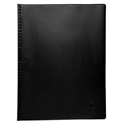 Imagen de Exacompta 88021E Carpeta de 10 fundas, A4, color negro