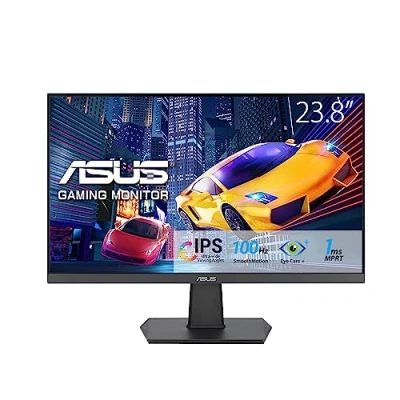Imagen de ASUS Monitor VA24EHF Eye Care Gaming 24&quot; (IPS, Full HD, sin marcos, 100 Hz, sincronización adaptativa, MPRT de 1 ms, HDMI, luz azul baja, parpadeos, montaje en pared)