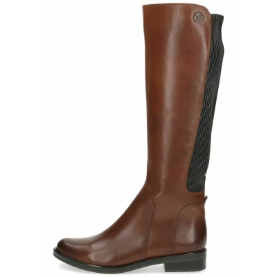 Imagen de CAPRICE 9 25513 41, Botas planas para Mujer, Marrón (Cognac Comb), 36 EU