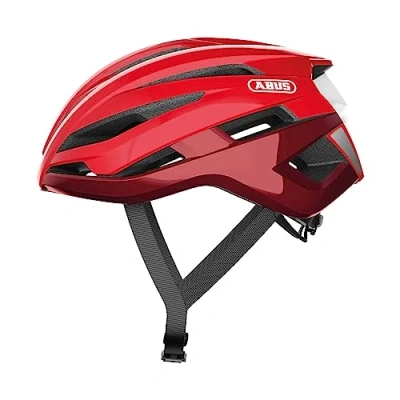 Imagen de ABUS StormChaser Casco de bicicleta ligero y cómodo Para ciclismo deportivo profesional hombre mujer Rojo, talla M