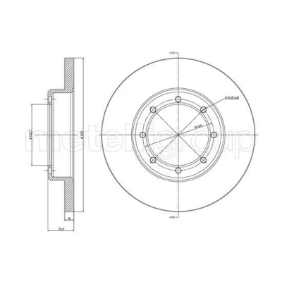 Imagen de Disco de freno METELLI 23 1385C