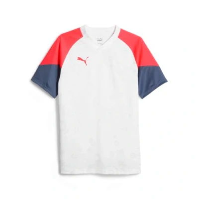 Imagen de PUMA Camiseta Individualcup fútbol, Hombre, Orquídea de Fuego Blanco, XL