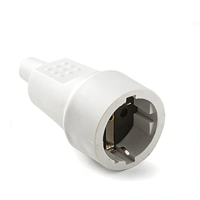 Imagen de FAMATEL Base móvil Toma de corriente con TT lateral PVC goma 16A 250V Blanco