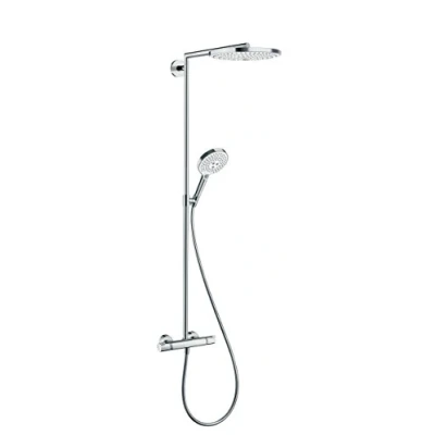 Imagen de Hansgrohe 27133400 Raindance Select S 300 columna de ducha, 3 tipos chorro, blanco/cromo