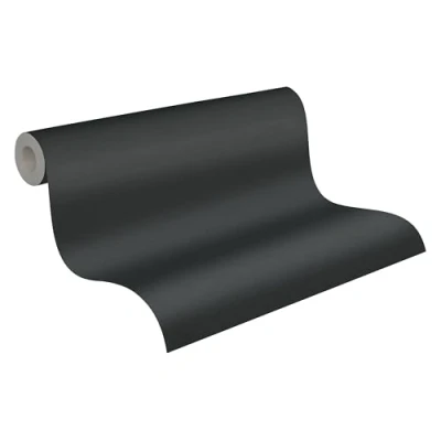 Imagen de A.S. Création Papel pintado Liso Ethnic Origin tejido no 10.05 m x 0.53 Negro Fabricado en Alemania 371781 37178 1