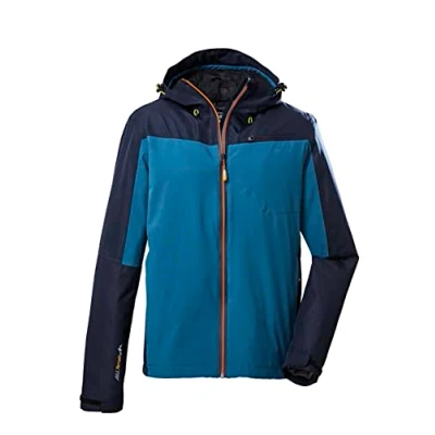 Imagen de killtec Men&#039;s Chaqueta funcional/chaqueta de exterior con capucha, plegable KOS 6 MN JCKT, petrol, S, 38266 000