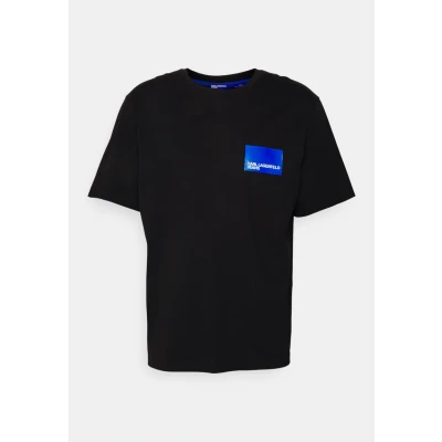 Imagen de Karl Lagerfeld Jeans Regular Short Sleeve LOGO Camiseta estampada, Hombre, Talla: Small, Black