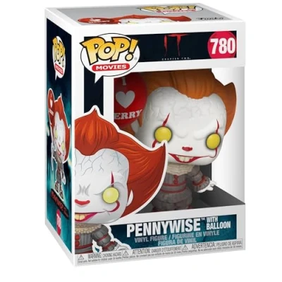 Imagen de Funko Pop! Movies: IT: Chapter 2 Pennywise With Balloon IT Two Figura de Vinilo Coleccionable Idea Regalo Mercancia Oficial Juguetes para Niños y Adultos Movies Fans