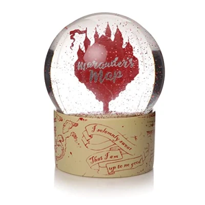 Imagen de Half Moon Bay Bola de Nieve Marauder&#039;s Map, Harry Potter, poliresina, Multicolor, 12 x x12 cm