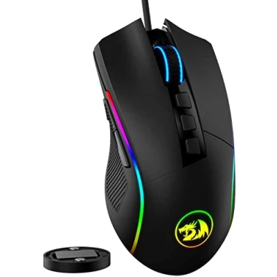 Imagen de Redragon Lonewolf 2 32000 dpi Ratón para Videojuegos (iluminación RGB, dpi), Color Negro