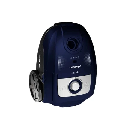 Imagen de Concept Electrodomésticos VP8076 Aspirador Solido con Bolsa, Capacidad de 3 l 7 Niveles filtración, 700 W, litros, 66 Decibelios, Plástico, Azul