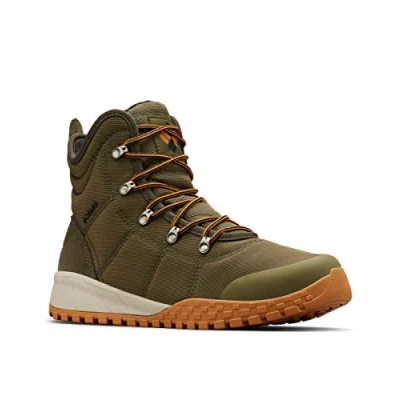 Imagen de Columbia FAIRBANKS WATERPROOF OMNI HEAT botas de nieve impermeables Hombre , Verde (Nori x Canyon Gold), 41 EU