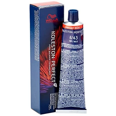 Imagen de Wella Professionals Koleston Perfect Me+ Vibrant Reds 60 ml 8/43 Light Blonde Red Gold