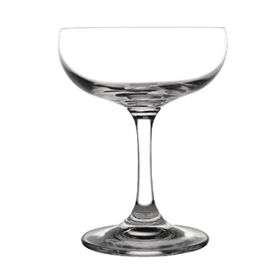 Imagen de Olympia Bar Collection Juego de 6 platillos para champán (200 ml, 125 x 95 mm, cristal té y café