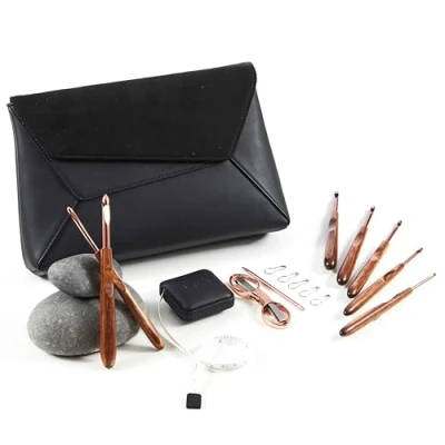 Imagen de KnitPro Limitado Edición Lustroso Finalizar Madera Mellow Tejer Gancho Regalo Colocar 1