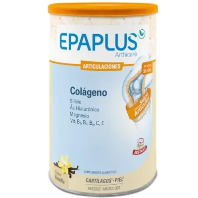 Imagen de EPAPLUS Arthicare, Colágeno Hidrolizado + Silicio Ácido Hialurónico, Disolución Instant Sabor Vainilla, Tratamiento 30 Días, 326g