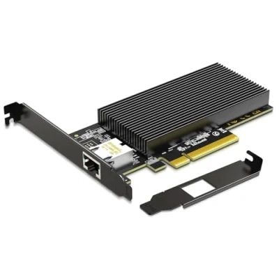 Imagen de Tarjeta de red PCI E RJ45 10 GB con controlador X540, adaptador Ethernet GigaPlus X540 1T NIC GB, compatible servidores Windows/Linux/ESX