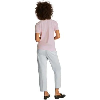 Imagen de Tommy Hilfiger Contrast FLAG TEE Camiseta básica, Mujer, Talla: Medium, Light pink