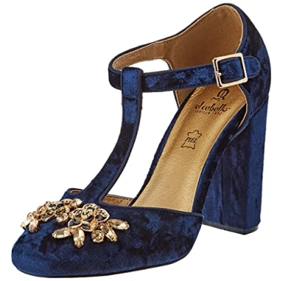 Imagen de EL CABALLO Zhi0774, Zapatos Mujer, Azul, 37 EU