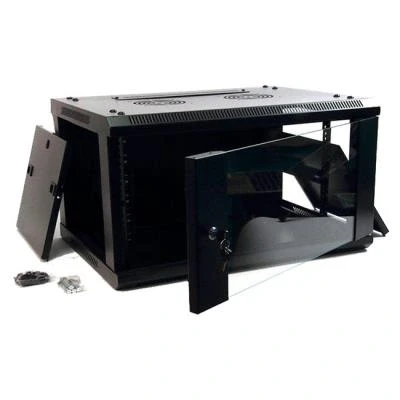 Imagen de Rack Mural 19 Pulgadas 4u Medidas 25x60x45cm Rac 04645 st Para Montar En Pared O Suelo