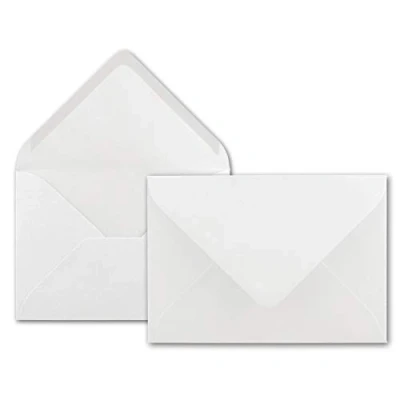 Imagen de sobres coloridos de Neuser 80 g/m², B6, 175 x 125 mm, cierre mojado., color Hochweiß 50 Umschläge