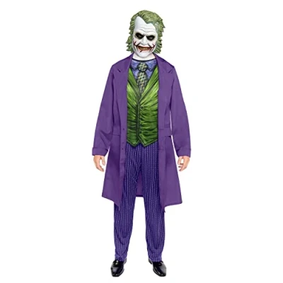 Imagen de amscan Disfraz de Halloween estilo película Joker XL, Color morado, verde, X Large (9907618)