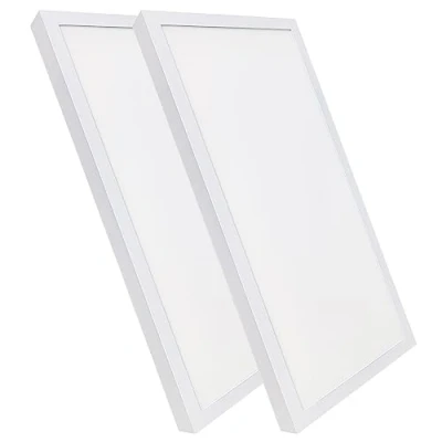 Imagen de LED ATOMANT Pack 2x Plafon Superficie Panel 60x30cm 36W, CCT (Selector de Color Blanco Calido, Neutro y Frio), 4000 Lumenes, Driver incluido