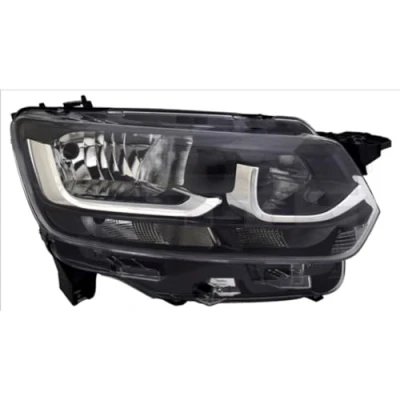 Imagen de TYC 20 17992 05 2 Faros izquierda H7/H1, W21/5W con luz diurna electromotor