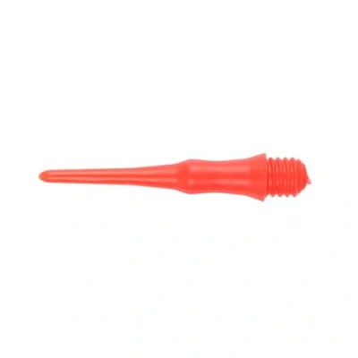 Imagen de HJIAMA 200 Piezas Dardos Punta de Plastico, 27 mm Diana Electronica 2BA, Reemplazo Cabeza Dardo Rojo, para Principiantes Aficionados