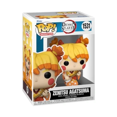 Imagen de Funko Pop! Animation: Demon Slayer Zenitsu Agatsuma (Kimono) Guardianes de la Noche Figura Vinilo Coleccionable Idea Regalo Mercancia Oficial Juguetes para Niños y Adultos