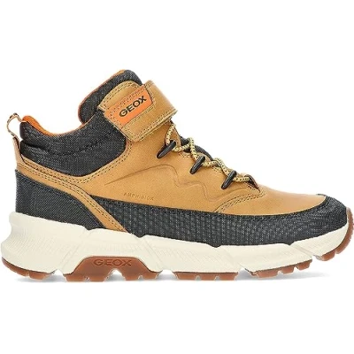 Imagen de Geox J Flexyper Plus Boy, Barco Ankle, Navy Yellow, 38 EU