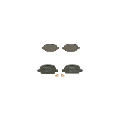 Imagen de BOSCH 0 986 494 340 Juego de pastillas freno Low Metallic con contacto avisador desgaste, acústico desgaste OPEL: Tigra Twintop