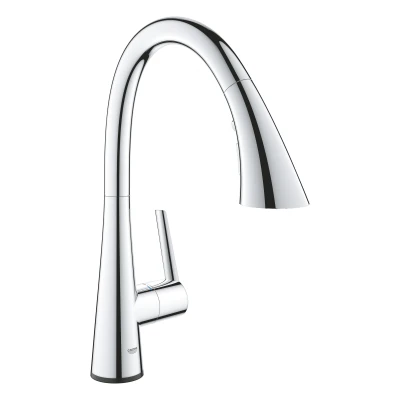Imagen de Grohe Zedra Touch grifo de cocina con tecnología touch, caño en C y triple spray (30219002)