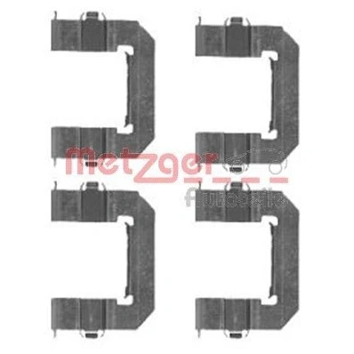 Imagen de METZGER 109 1761 Kit de accesorios, pastillas frenos OPEL: Antara, CHEVROLET: Captiva