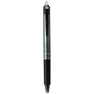 Imagen de Pilot 223101201 FriXion Clicker Lote de 12 bolígrafos tinta borrable (punta 0,5 mm, trazo 0,25 mm), color negro